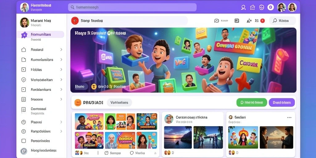 Screenshot ketiga menunjukkan berbagai pilihan permainan yang tersedia.