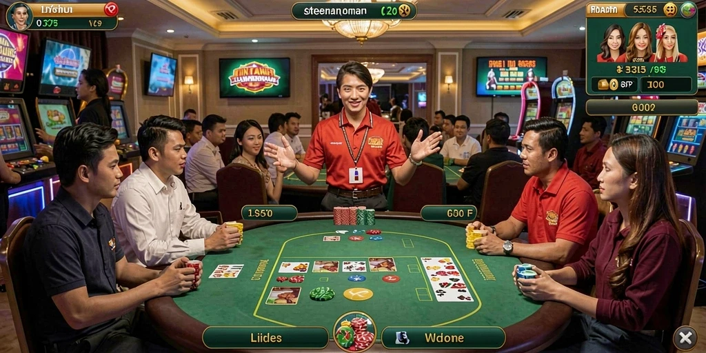 Menampilkan karakter unik yang bisa kamu pilih dan gunakan.