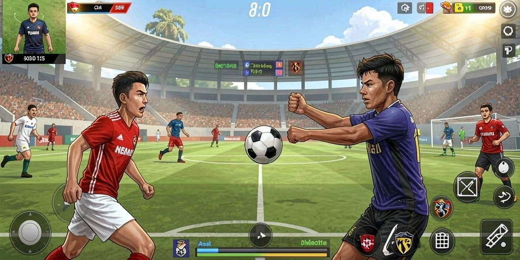 Fitur turnamen langsung yang sangat seru.
