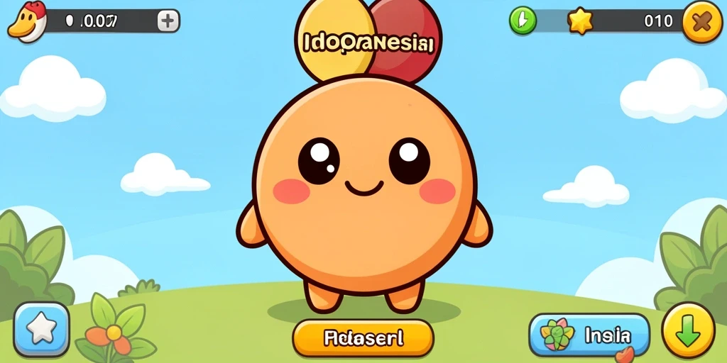 Screen gameplay yang menunjukkan kemenangan besar.
